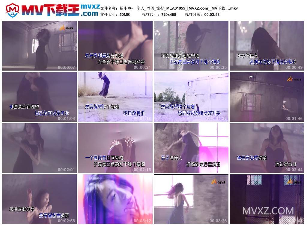 杨小玲-一个人_粤语_流行_MEA01055